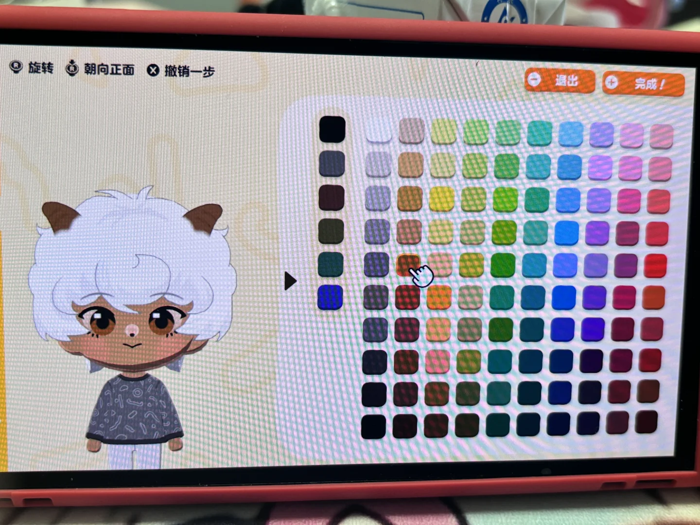 Tutoriel de face paint de Fretful Goat (avec motif de tenue) — Tomodachi Life motif DIY (image 8)