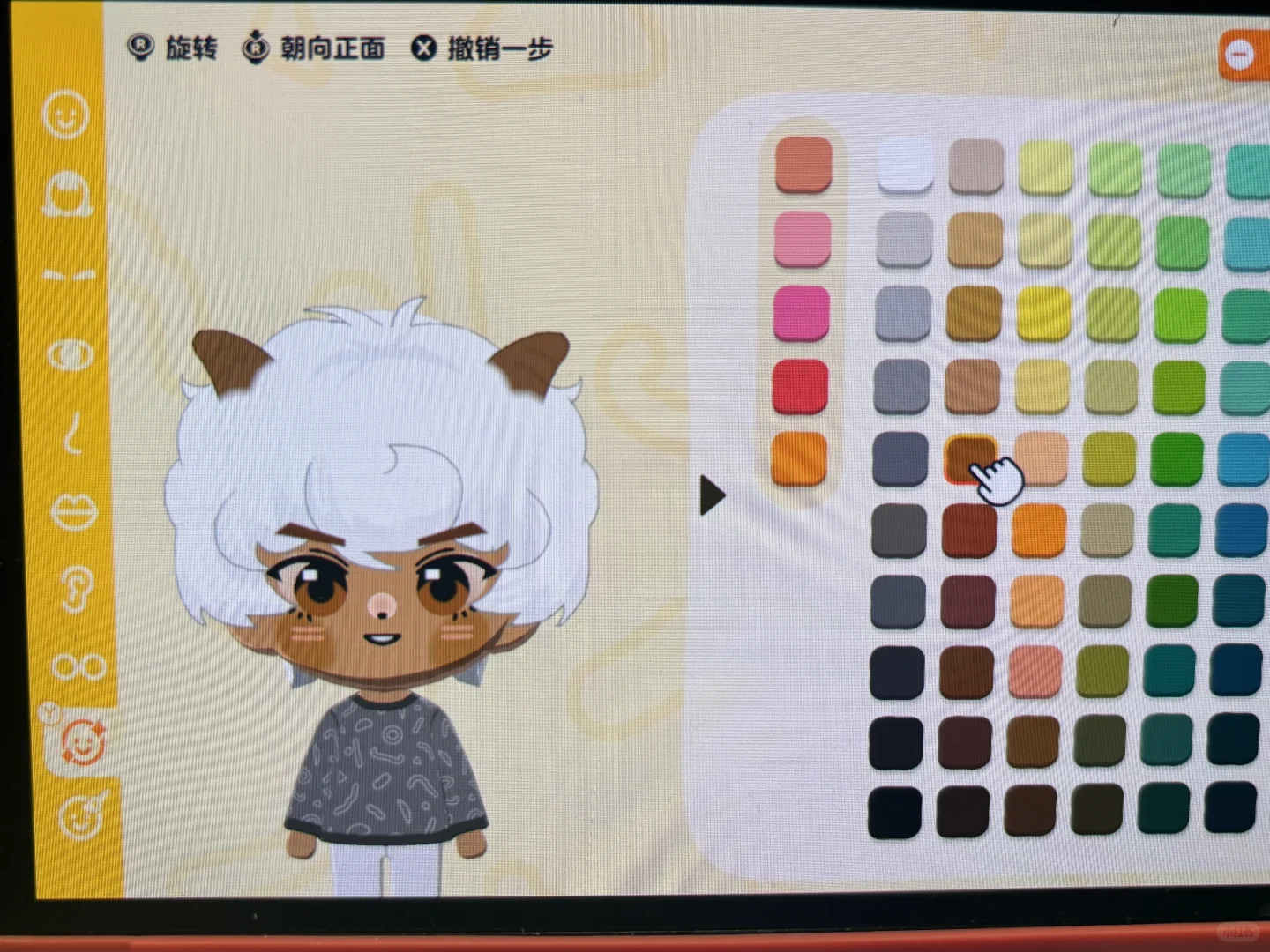 Tutoriel de face paint de Fretful Goat (avec motif de tenue) — Tomodachi Life motif DIY (image 13)