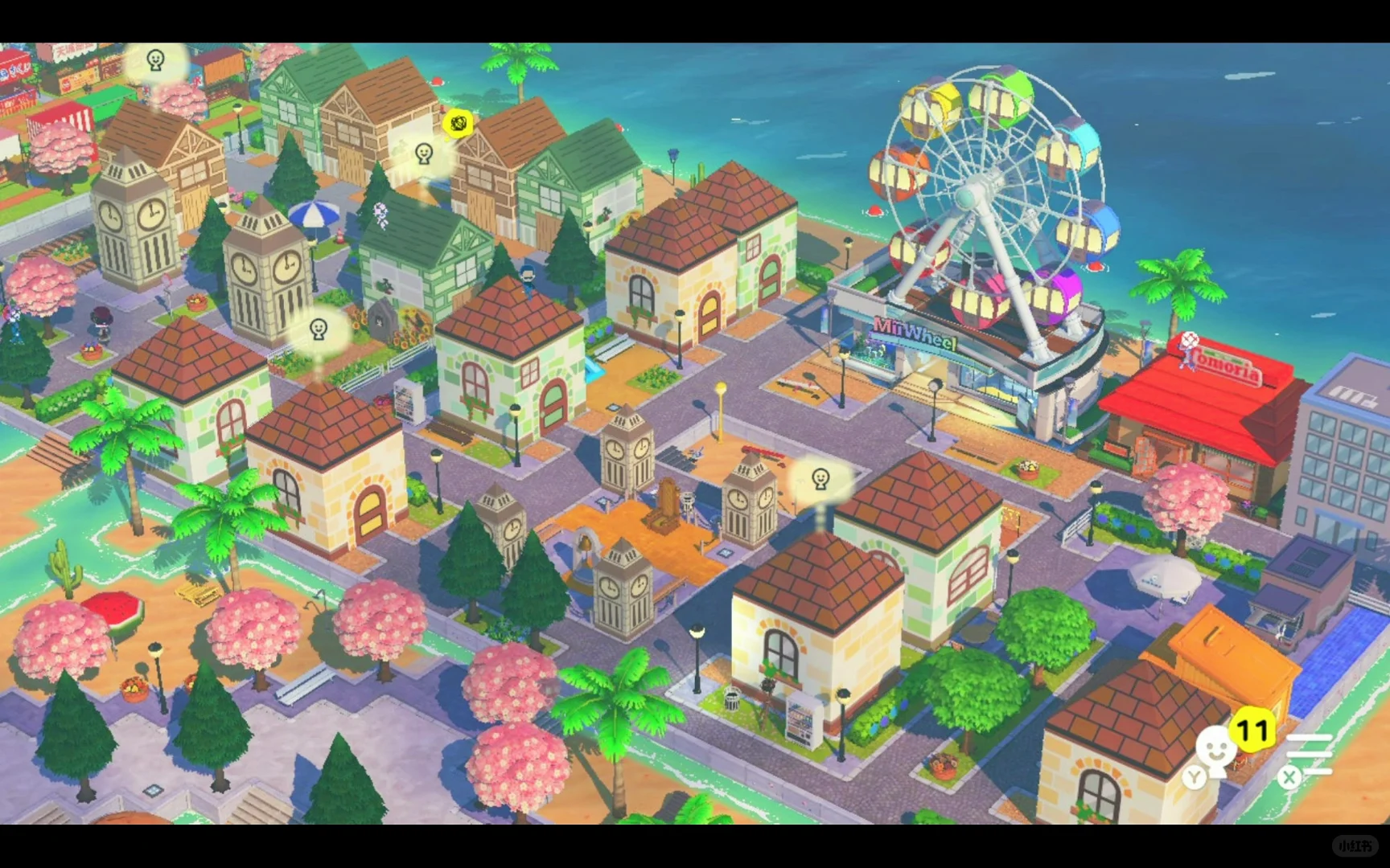 Island Building Done! All 70 Slots Filled with Neat Ground Design — Tomodachi Life DIY pattern (image 6)