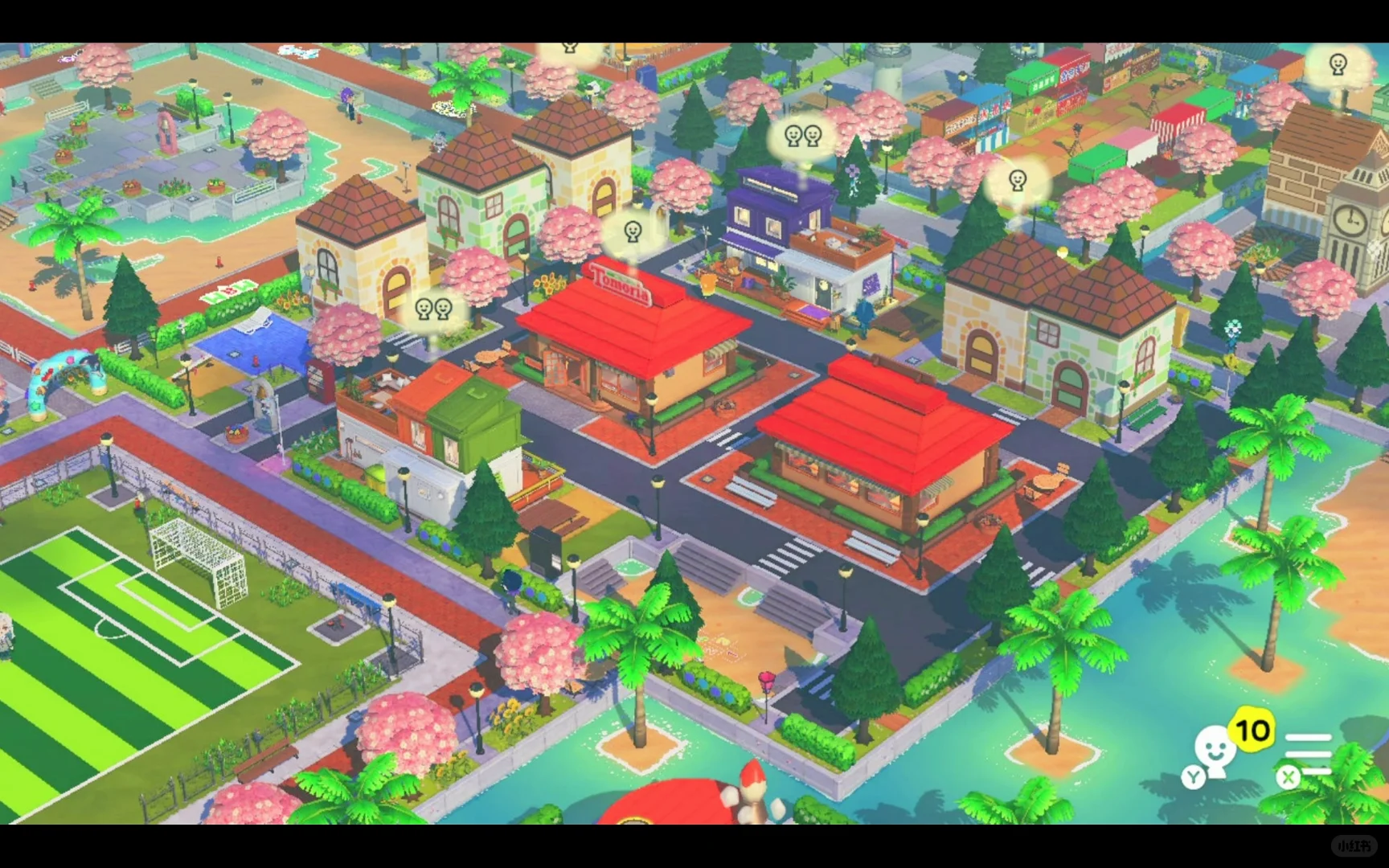 Island Building Done! All 70 Slots Filled with Neat Ground Design — Tomodachi Life DIY pattern (image 8)
