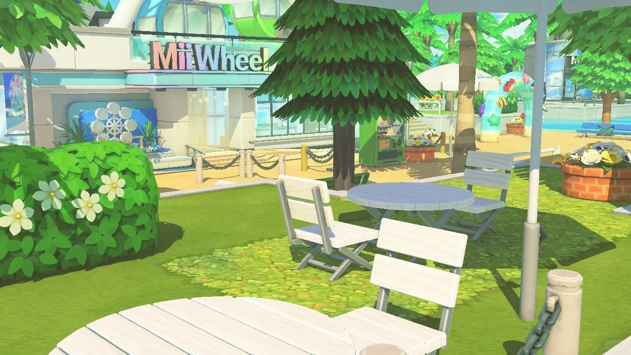 Island Build: Train, Beach Rails and Sand Art — Tomodachi Life DIY pattern (image 6)