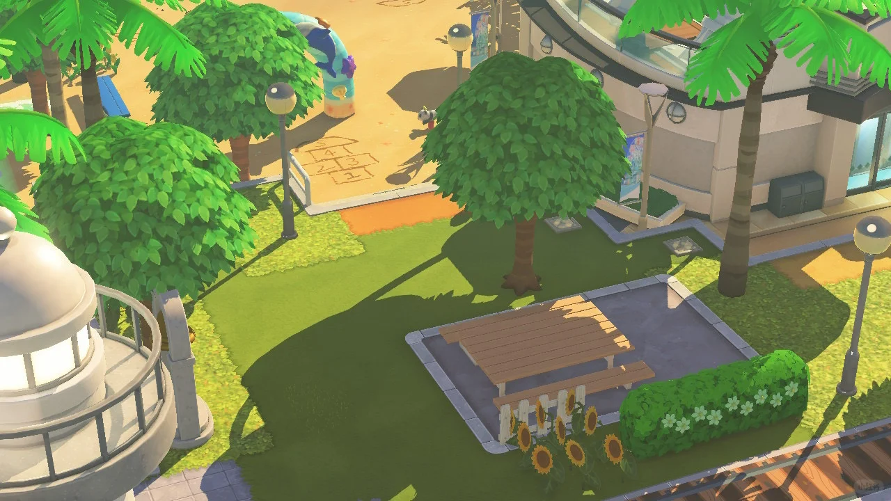 Island Build: Train, Beach Rails and Sand Art — Tomodachi Life DIY pattern (image 7)