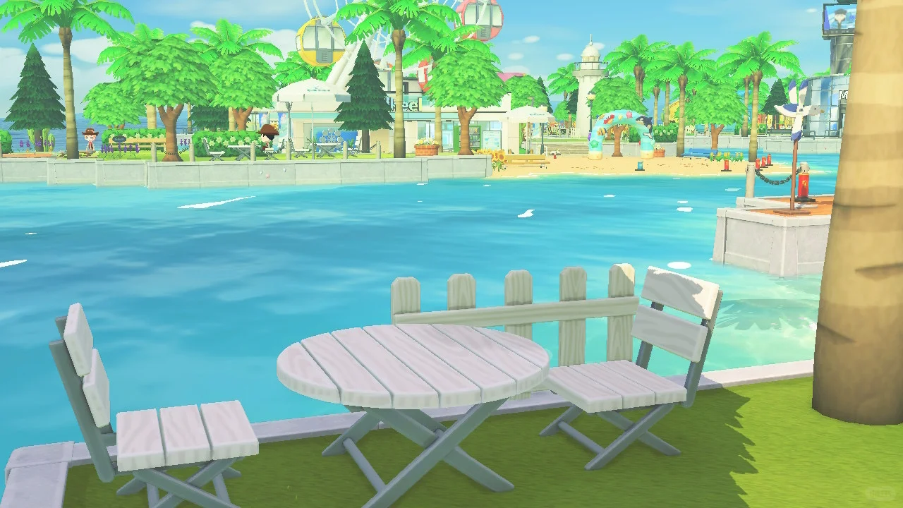Island Build: Train, Beach Rails and Sand Art — Tomodachi Life DIY pattern (image 8)