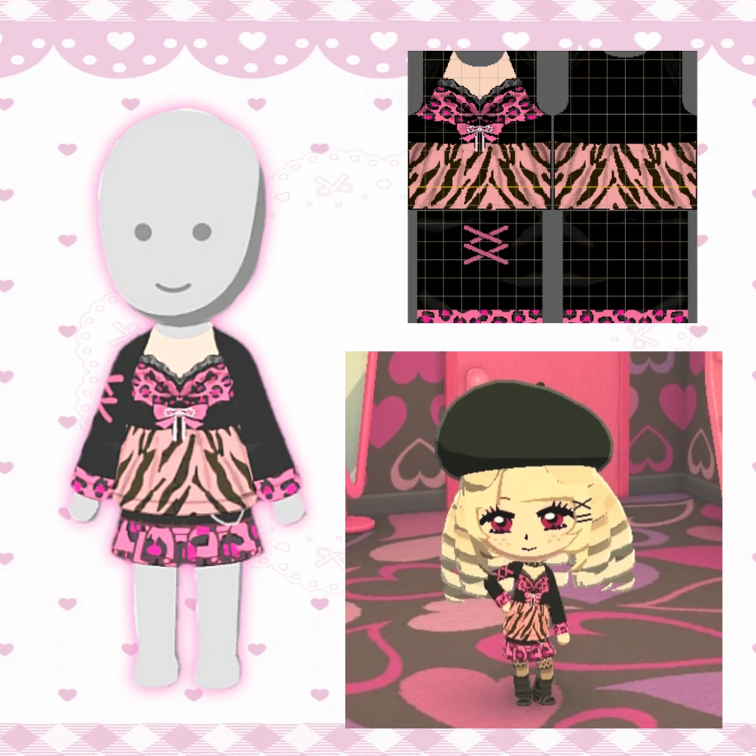 (人森)或许你需要一件涩谷辣妹小套装💗 — 人森 DIY 图纸