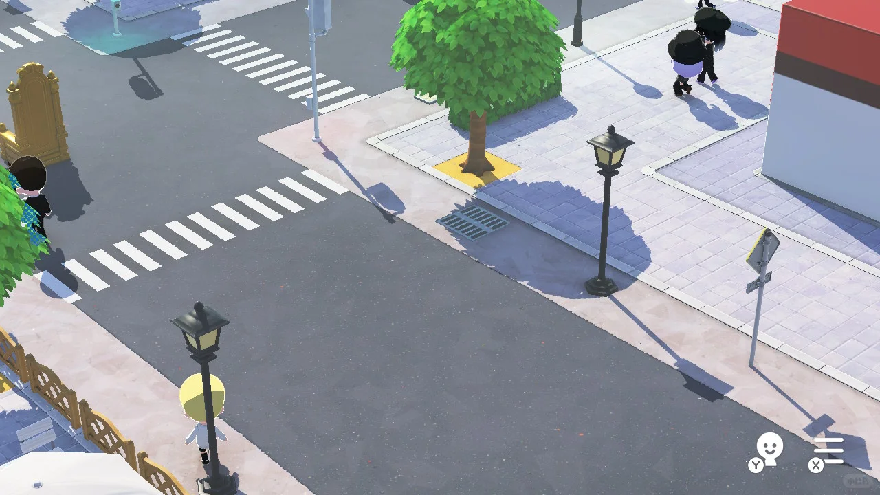 Remplacer les façades des maisons par des plaques d'égout — Tomodachi Life motif DIY (image 1)