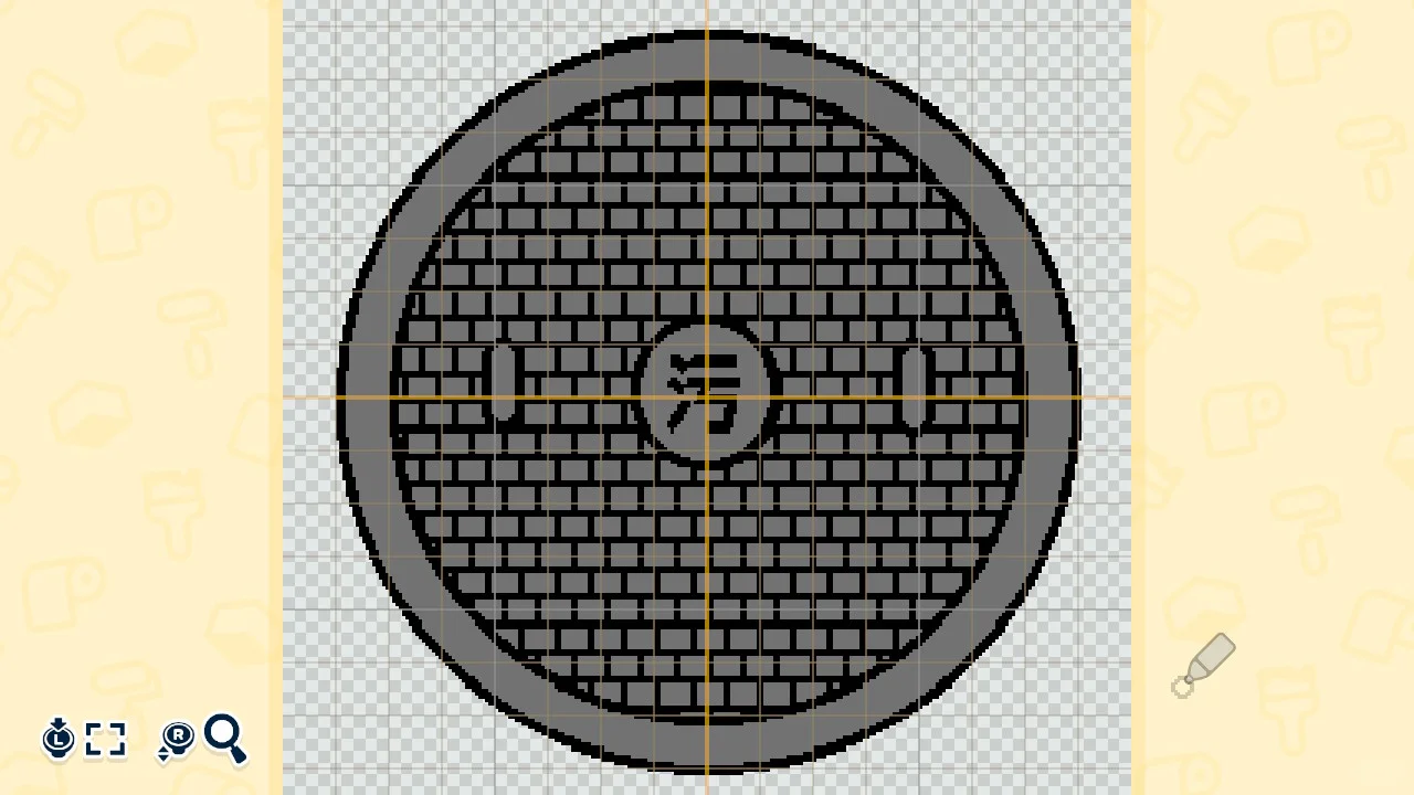 Remplacer les façades des maisons par des plaques d'égout — Tomodachi Life motif DIY (image 4)