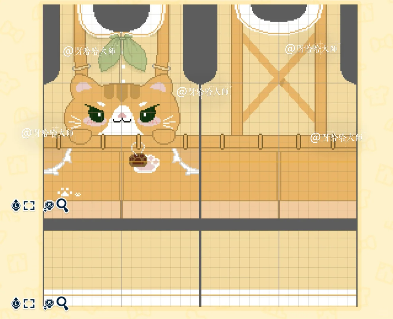 あなたのナイフ目猫ちゃんを選んで！🐱 — トモダチライフ DIY 図案（2枚目）