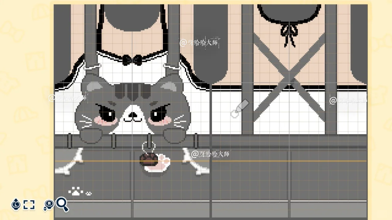 あなたのナイフ目猫ちゃんを選んで！🐱 — トモダチライフ DIY 図案（3枚目）