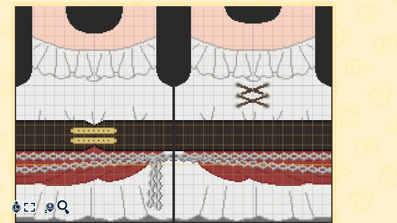 トモダチコレクション 作り方 I：海賊の女王 — トモダチライフ DIY 図案（2枚目）