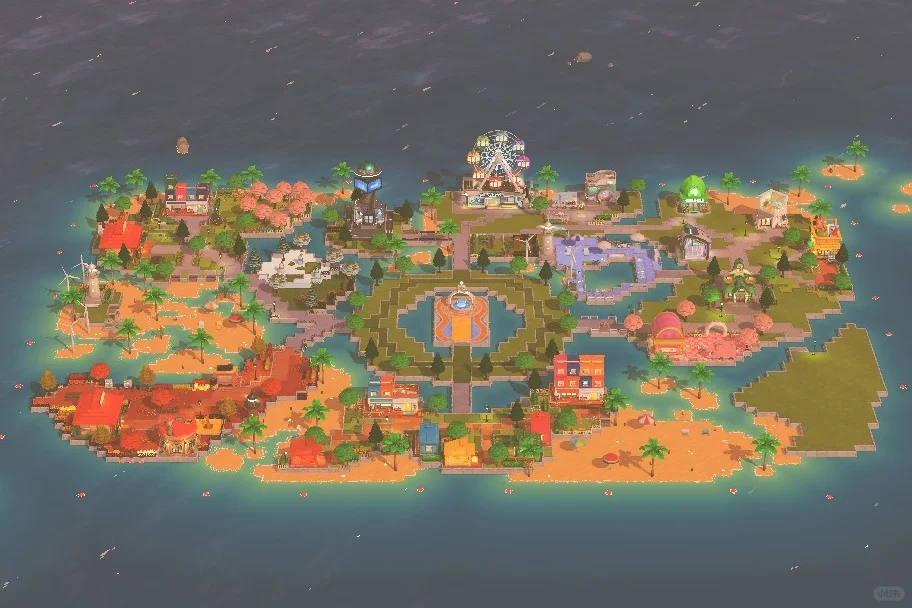 Pourquoi cette île est-elle si colorée ? — Tomodachi Life motif DIY (image 1)