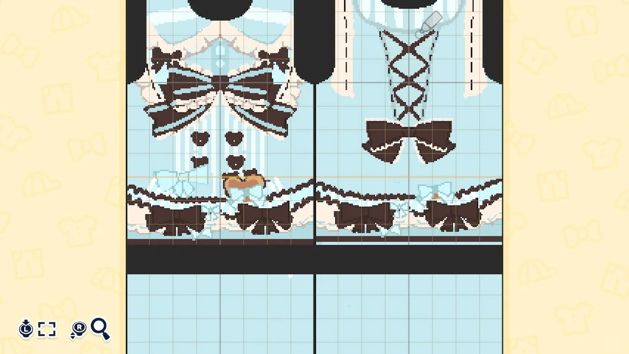 Cinq patrons de jupe partagés par cette personne — Tomodachi Life motif DIY (image 1)