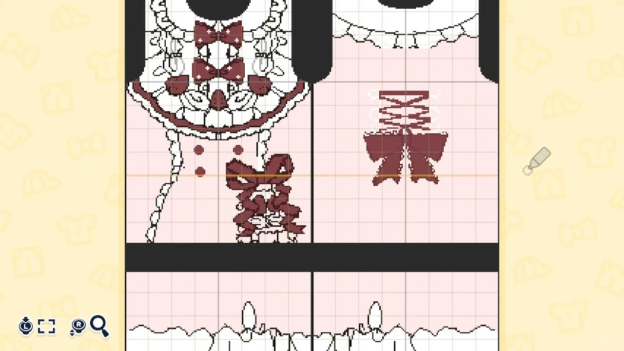 Cinq patrons de jupe partagés par cette personne — Tomodachi Life motif DIY (image 2)