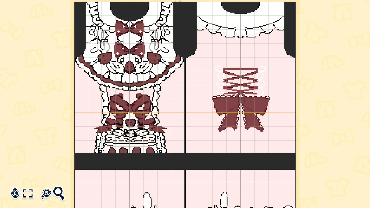 Cinq patrons de jupe partagés par cette personne — Tomodachi Life motif DIY (image 4)