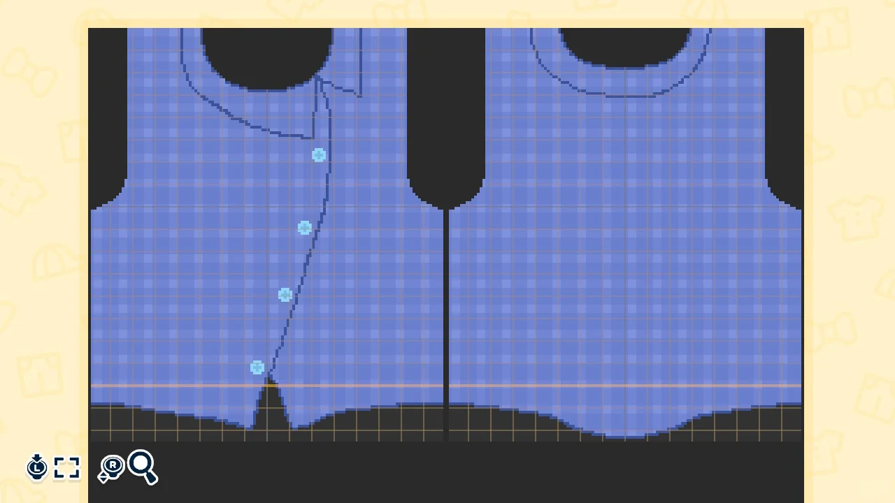 Tomodachi Life Pattern Sheet: Irregular Plaid Shirt — Tomodachi Life DIY pattern (image 2)