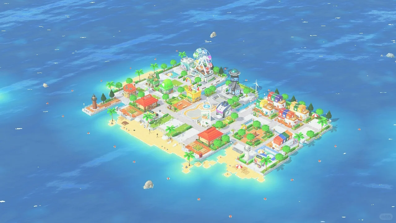 15-Mii Island Build Layout — Tomodachi Life DIY pattern (image 2)