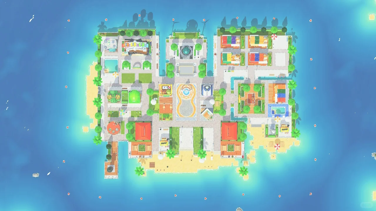 15-Mii Island Build Layout — Tomodachi Life DIY pattern (image 3)