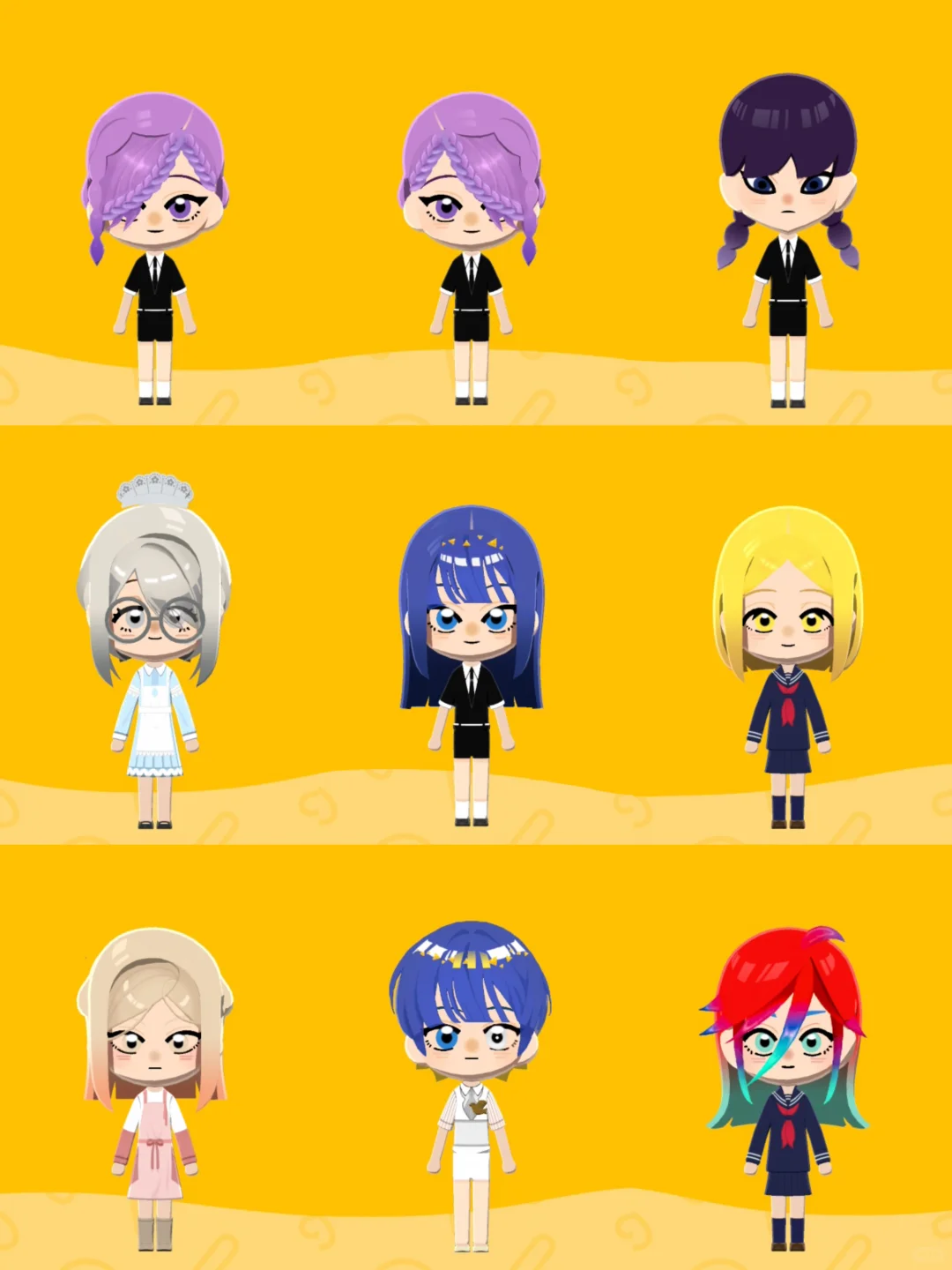 Bringing All Land of the Lustrous Characters to My Island (o^ ^o) — Tomodachi Life DIY pattern (image 3)