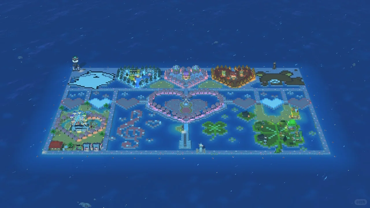 Recording My First Island Build ♡(.◜ω◝.)♡ — Tomodachi Life DIY pattern (image 4)