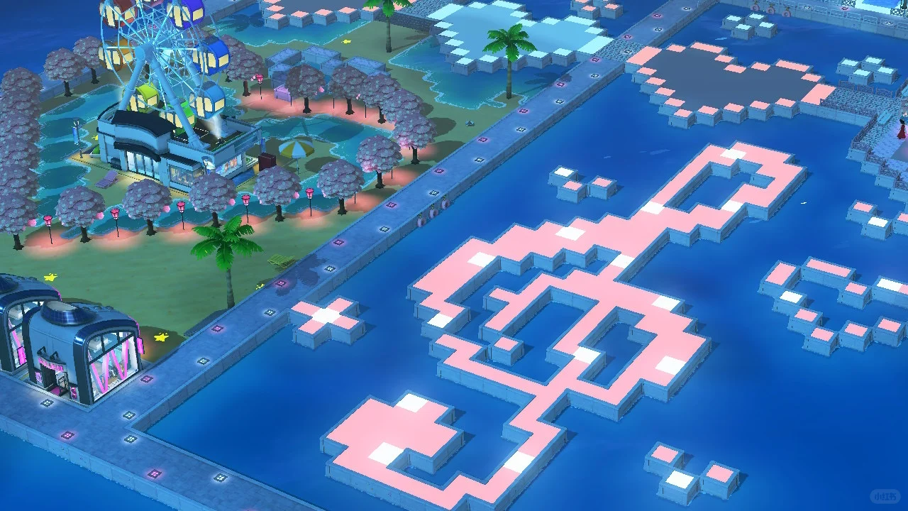 Recording My First Island Build ♡(.◜ω◝.)♡ — Tomodachi Life DIY pattern (image 6)