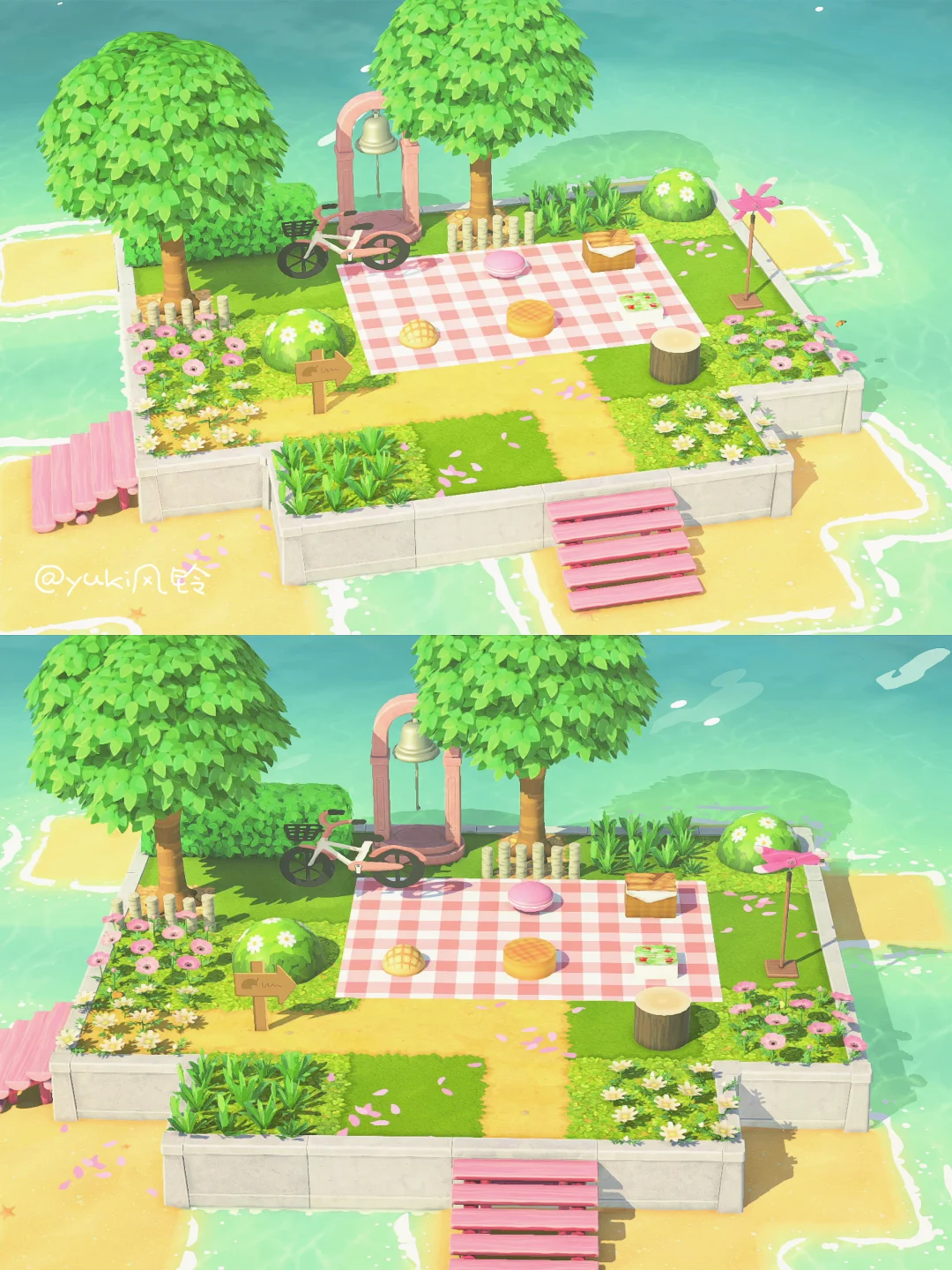 Sakura Picnic Area 🌸 — Tomodachi Life DIY pattern (image 2)