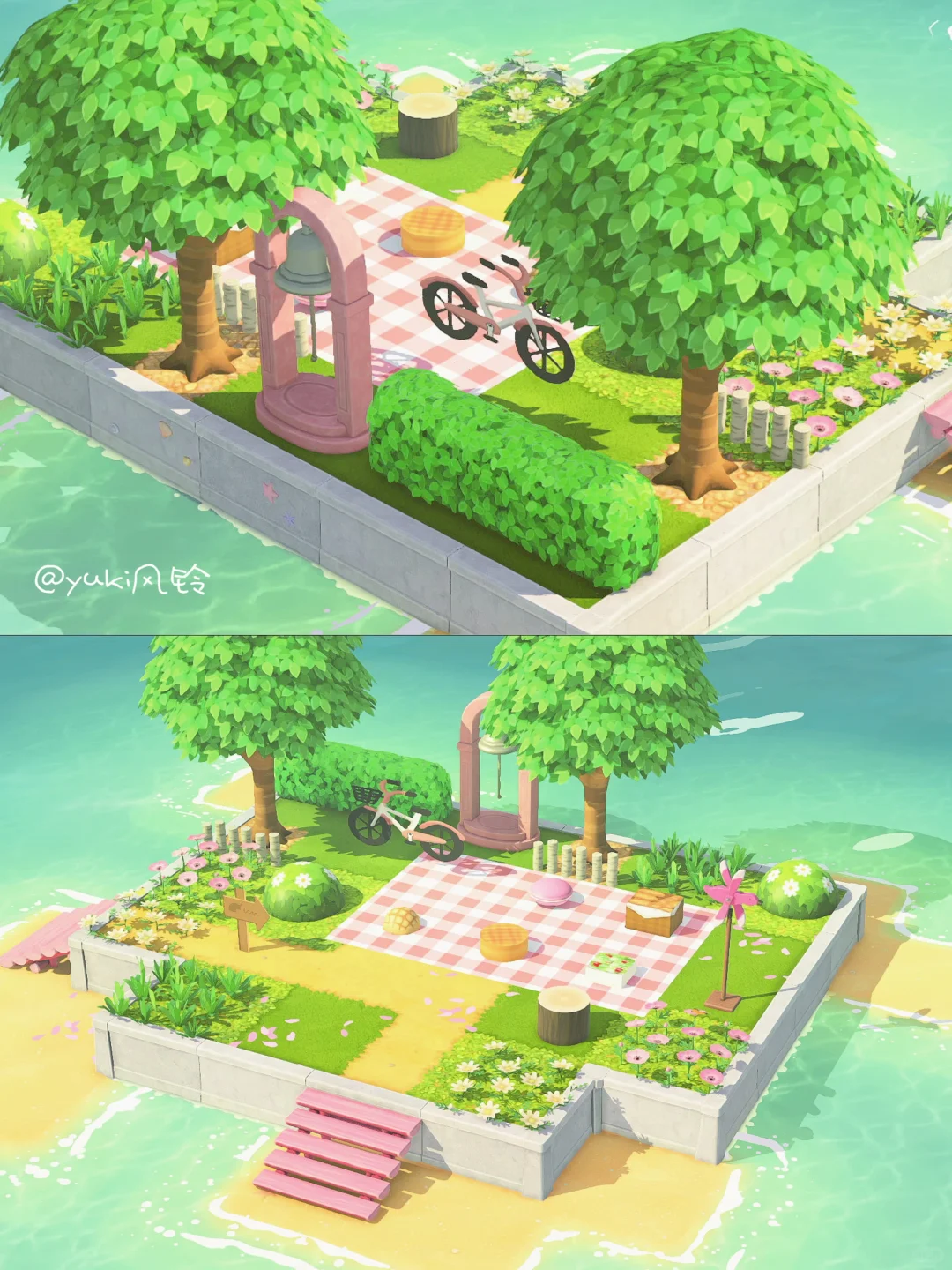 Sakura Picnic Area 🌸 — Tomodachi Life DIY pattern (image 4)