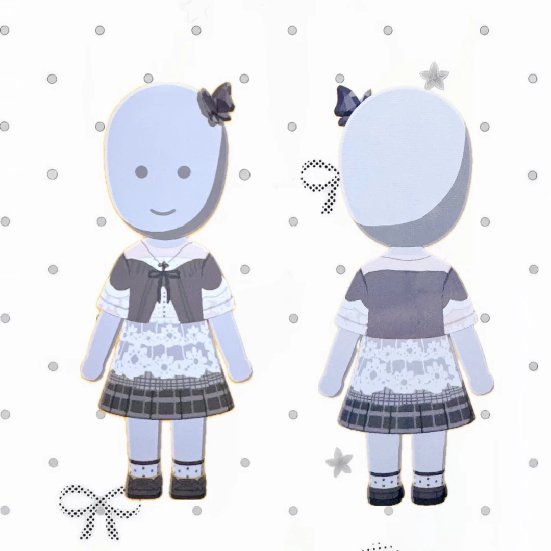 Tomodachi Life : jupe courte coréenne (motif) ★ — Tomodachi Life motif DIY (image 1)