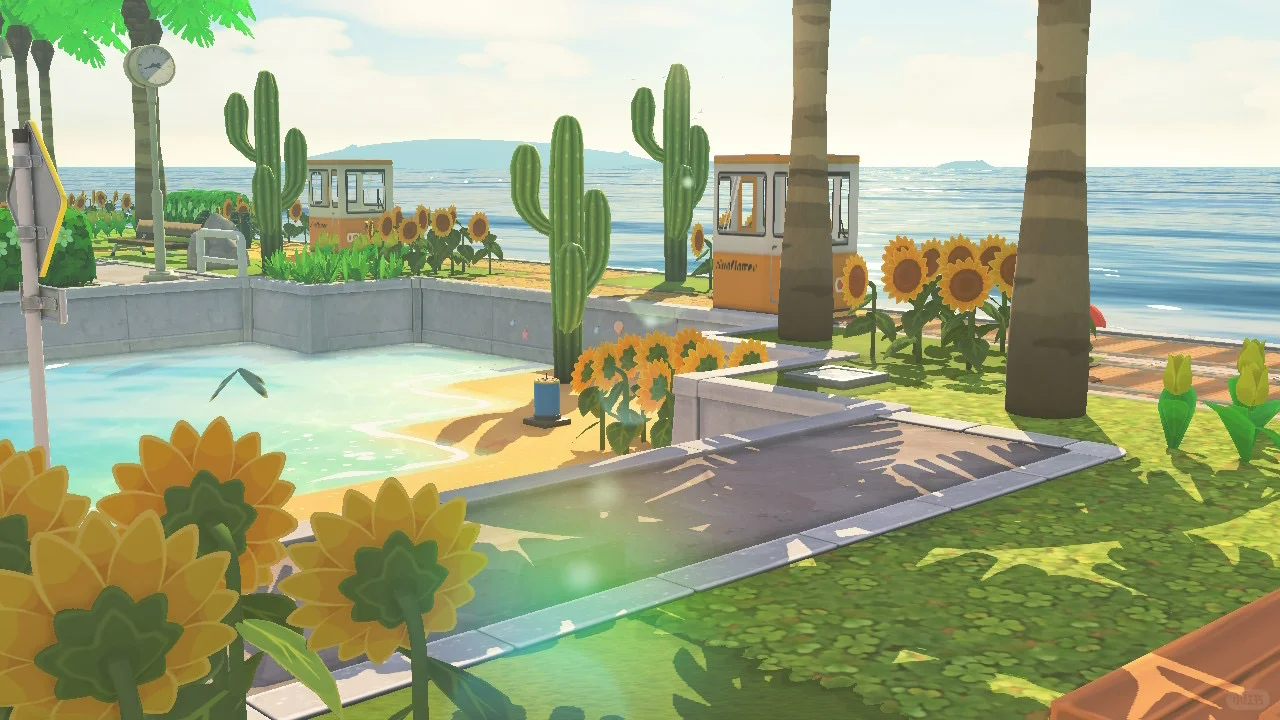 If You Also Love Tropical Islands: Summer Resort Build 2.0 — Tomodachi Life DIY pattern (image 2)