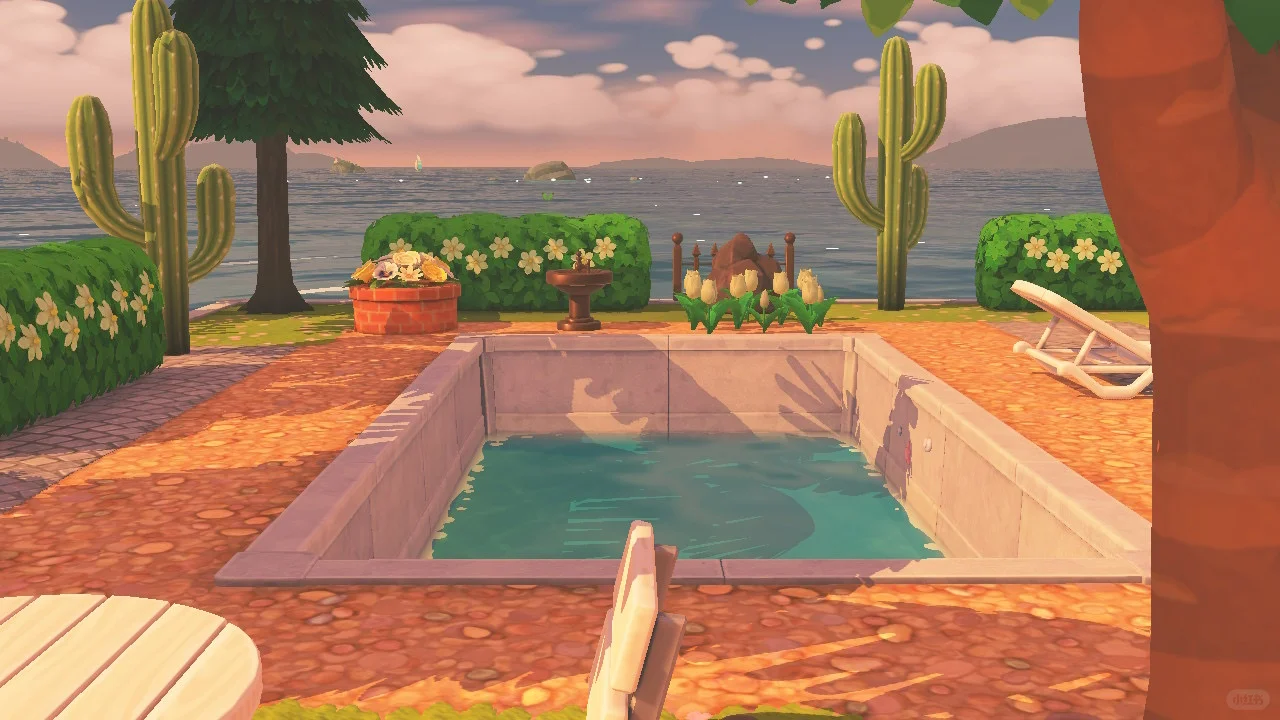 If You Also Love Tropical Islands: Summer Resort Build 2.0 — Tomodachi Life DIY pattern (image 8)