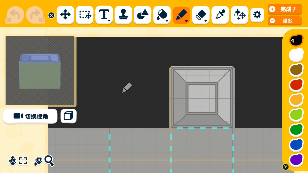 Arknights Blocks for Island Building in Tomodachi Life — Tomodachi Life DIY pattern (image 4)