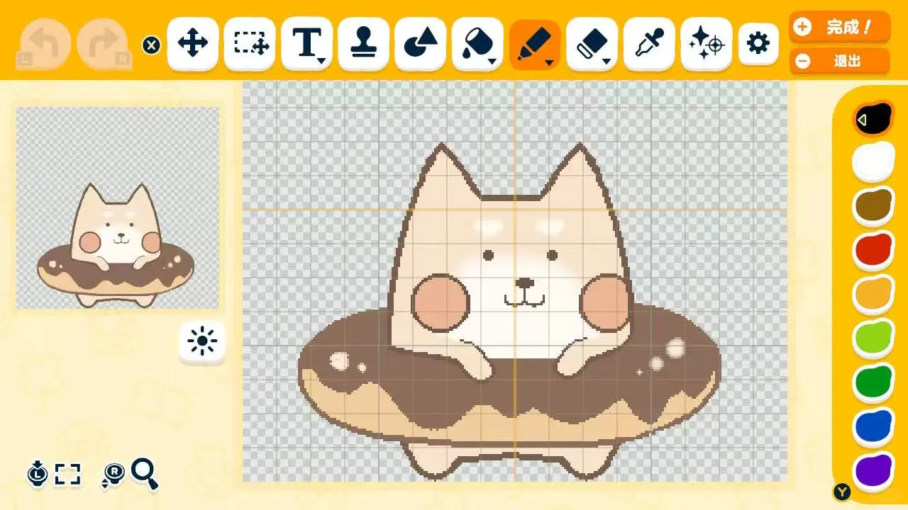Pattern Sheet: Donut Dog and Tiny Pet Designs — Tomodachi Life DIY pattern (image 4)