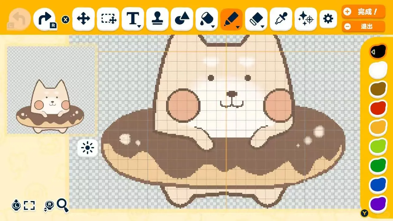 Pattern Sheet: Donut Dog and Tiny Pet Designs — Tomodachi Life DIY pattern (image 6)