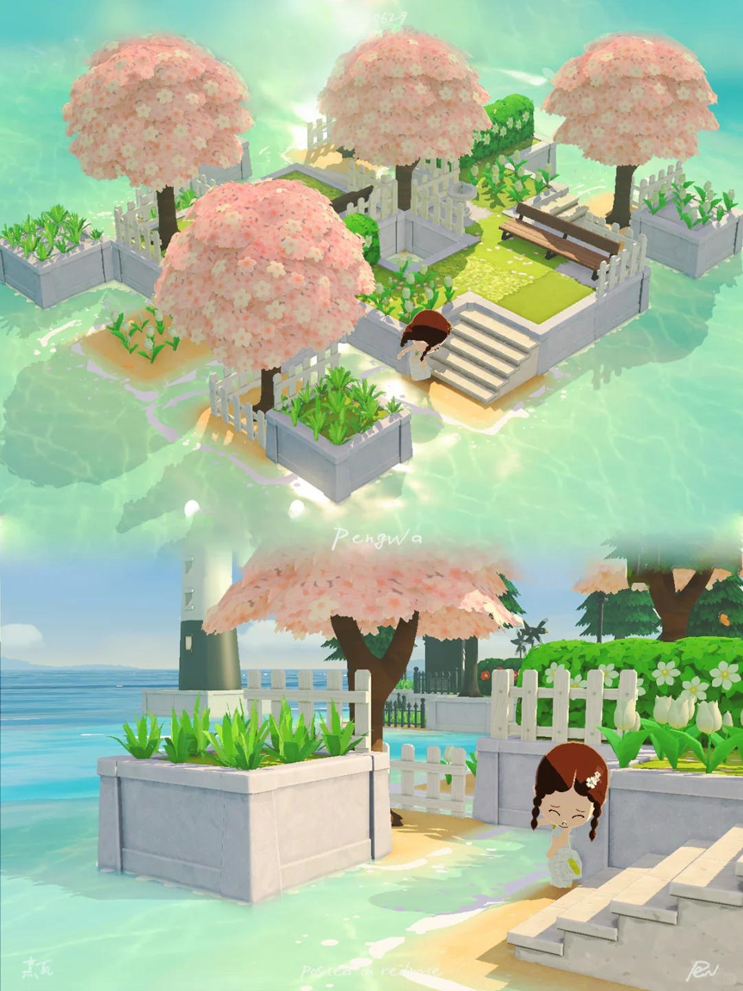 Evening Breeze Carries a Subtle Grass Scent - Mii Log — Tomodachi Life DIY pattern (image 4)