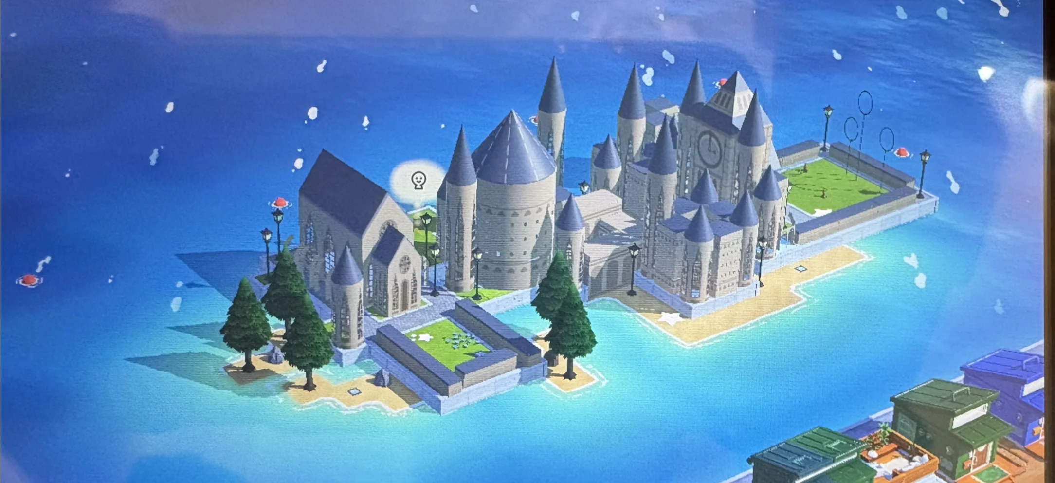 Tomodachi Life Island Building Addiction, Created Hogwarts! 👀 — Tomodachi Life DIY pattern