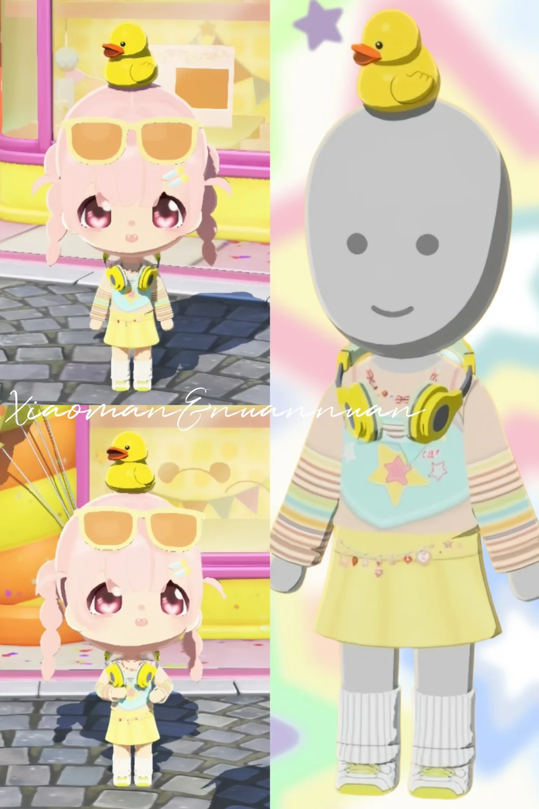 夏日多巴胺套装🍬☀️ — 人森 DIY 图纸（第 1 张）