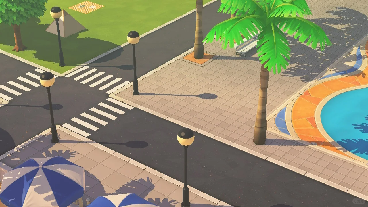 Urban Style Gray Floor Tiles — Tomodachi Life DIY pattern (image 5)