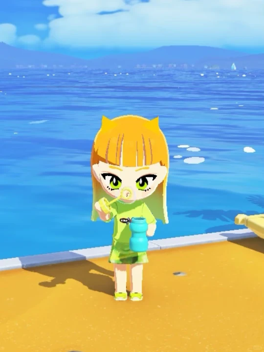 Haerin Policewoman Mii Face & Pattern Sheet — Tomodachi Life DIY pattern (image 3)