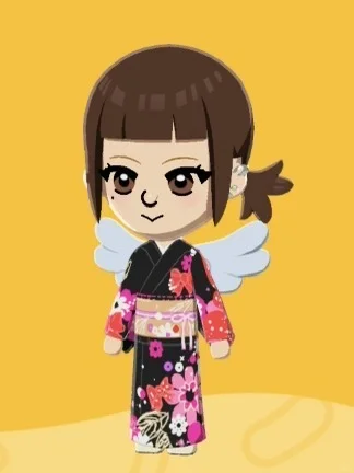 Yakuza Princess Pink Kimono (Pattern Sheet Included) — Tomodachi Life DIY pattern (image 3)