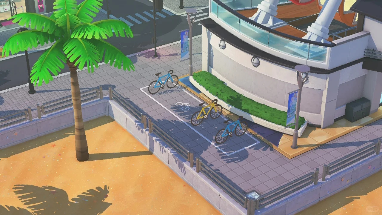 Shared Bike Parking Area Design — Tomodachi Life DIY pattern