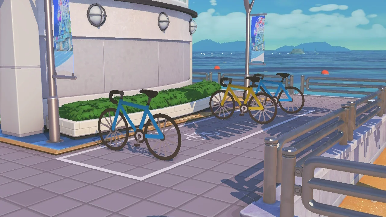Shared Bike Parking Area Design — Tomodachi Life DIY pattern (image 2)