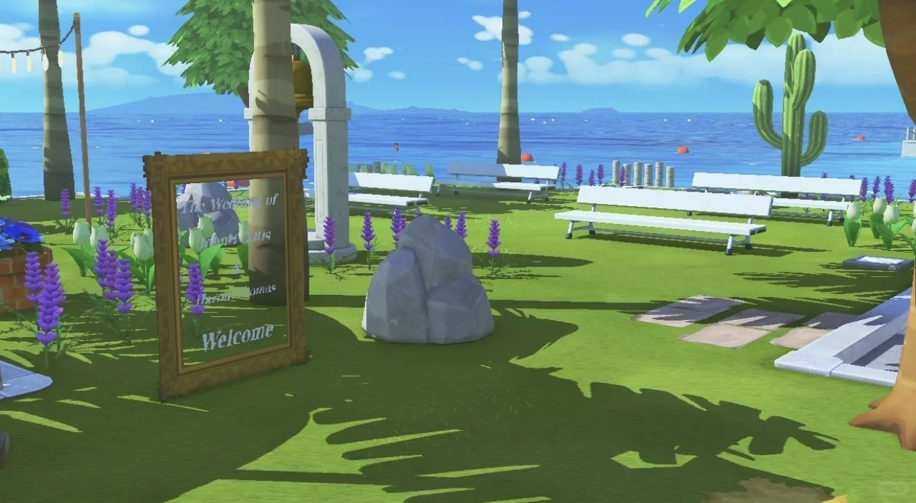 Wedding Island Venue with Ocean Views — Tomodachi Life DIY pattern (image 5)