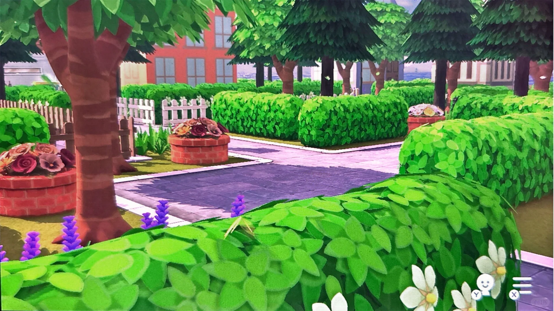 Forest Garden and Western-style House — Tomodachi Life DIY pattern