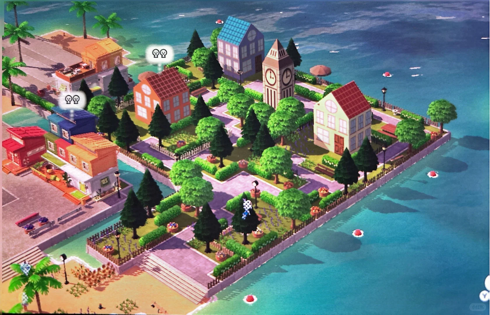 Forest Garden and Western-style House — Tomodachi Life DIY pattern (image 4)