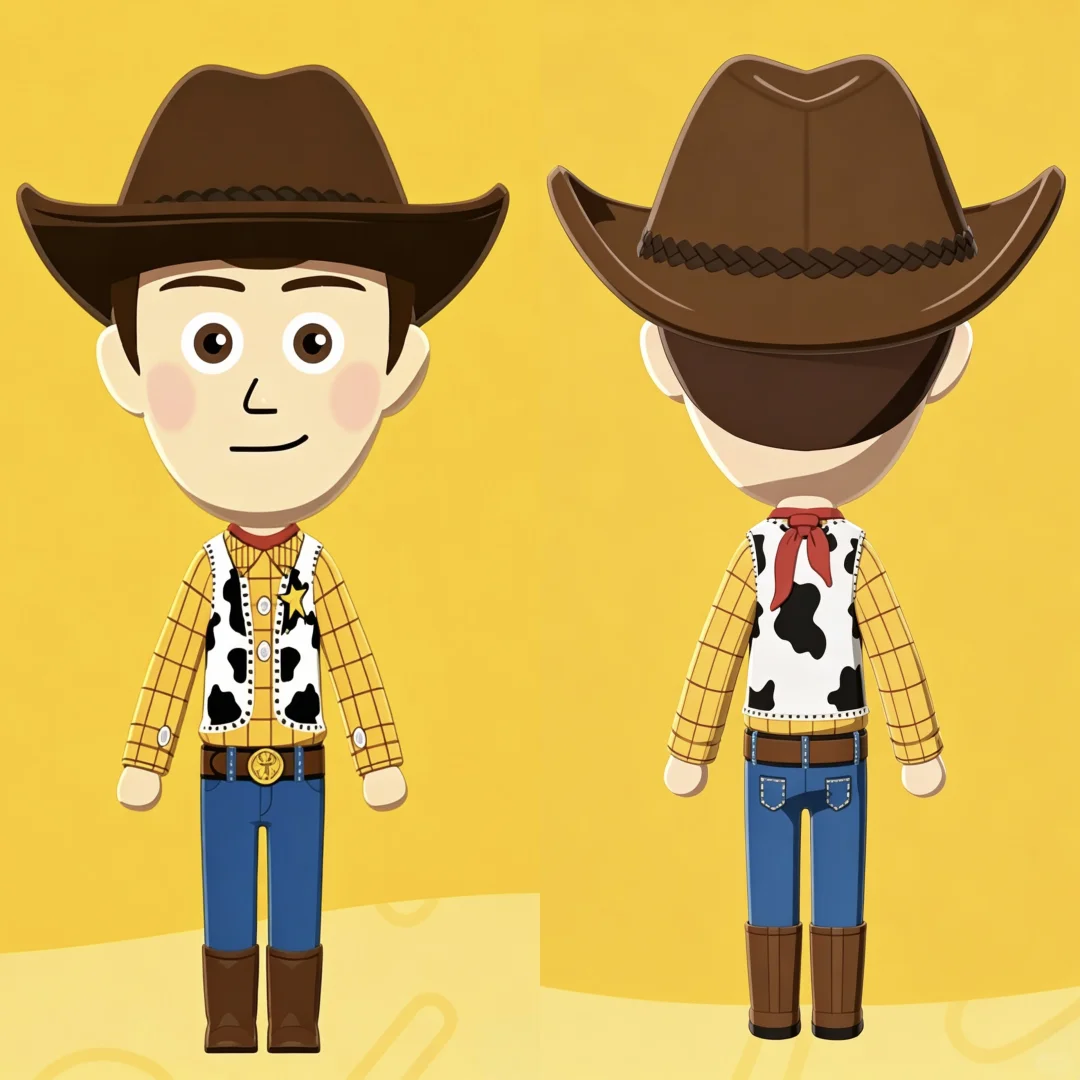 DIY Woody's Grandpa Outfit ◐⩊◑ — Tomodachi Life DIY pattern (image 9)