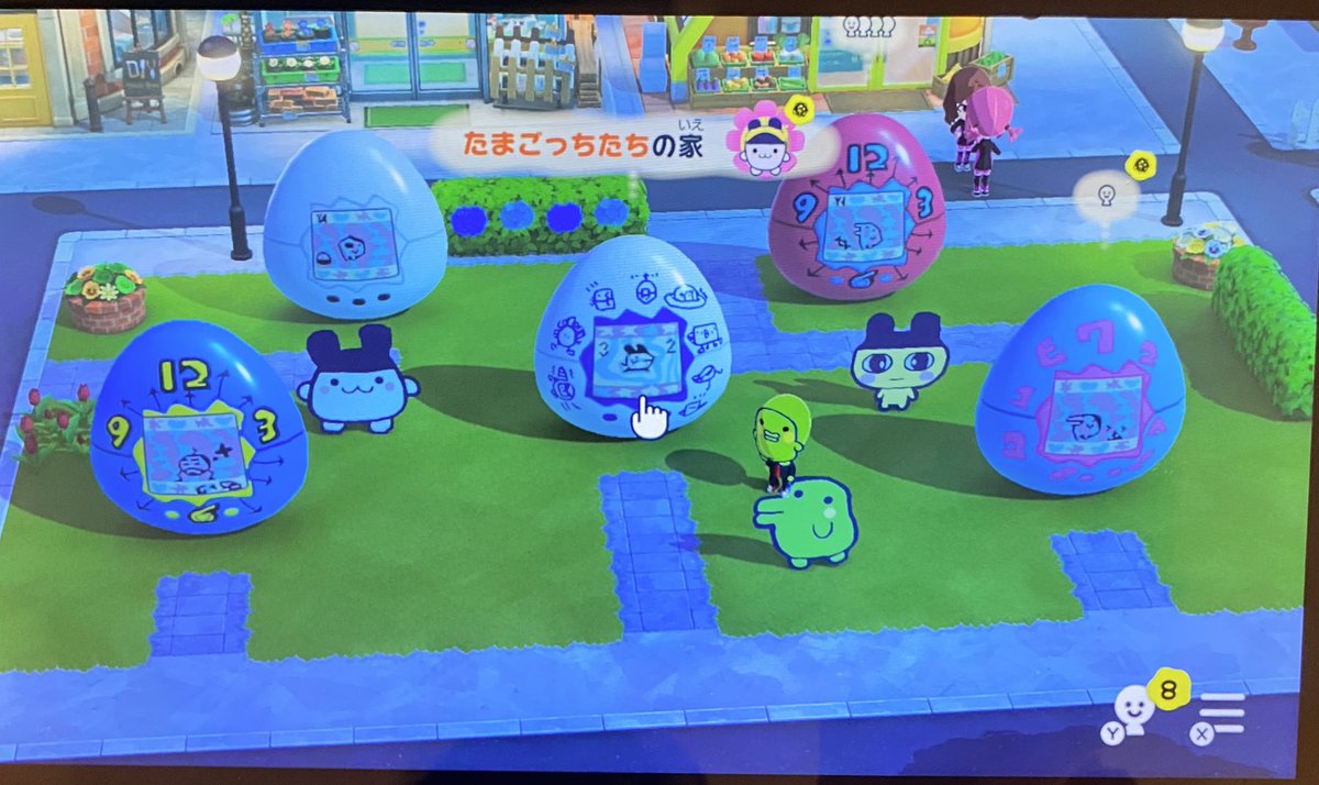 トモコレで永遠にたまごっち作ってる https://t.co/wZHCnksDyu — トモダチライフ DIY 図案（1枚目）