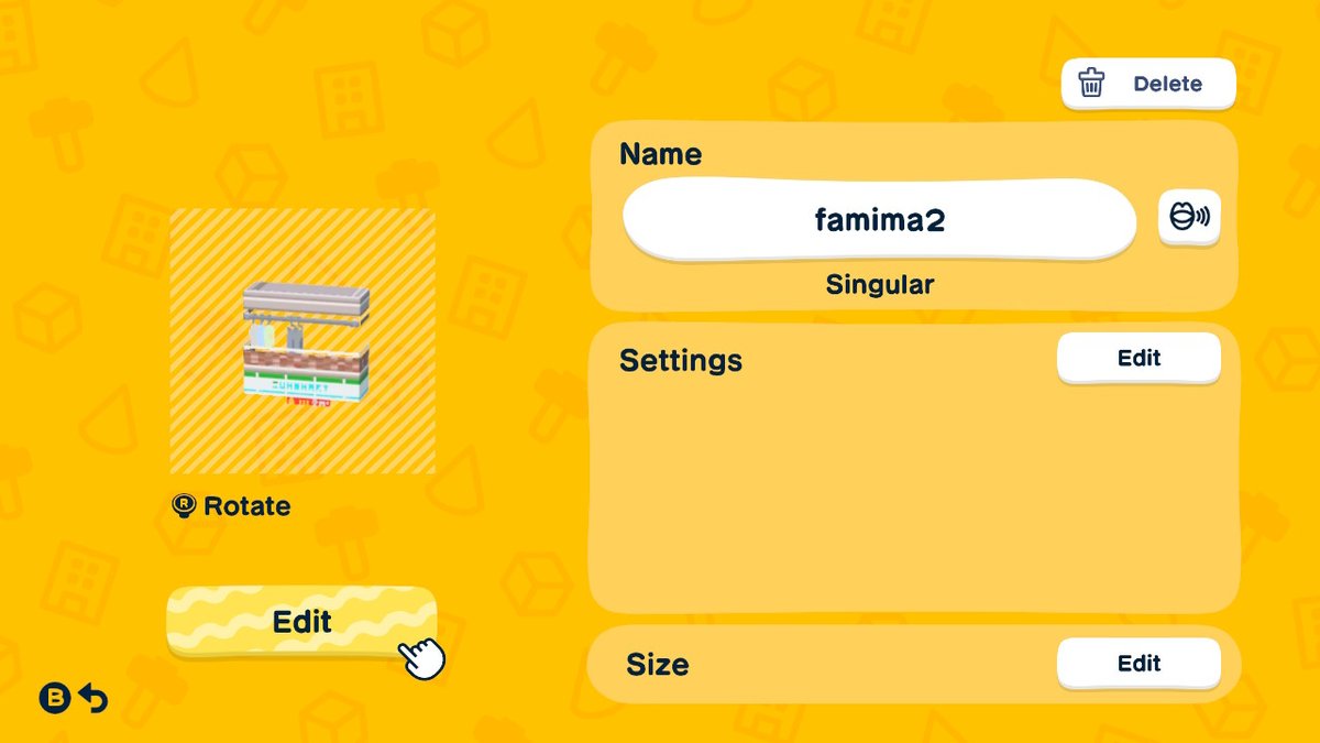 2階アパート付きコンビニ — トモダチライフ DIY 図案（7枚目）