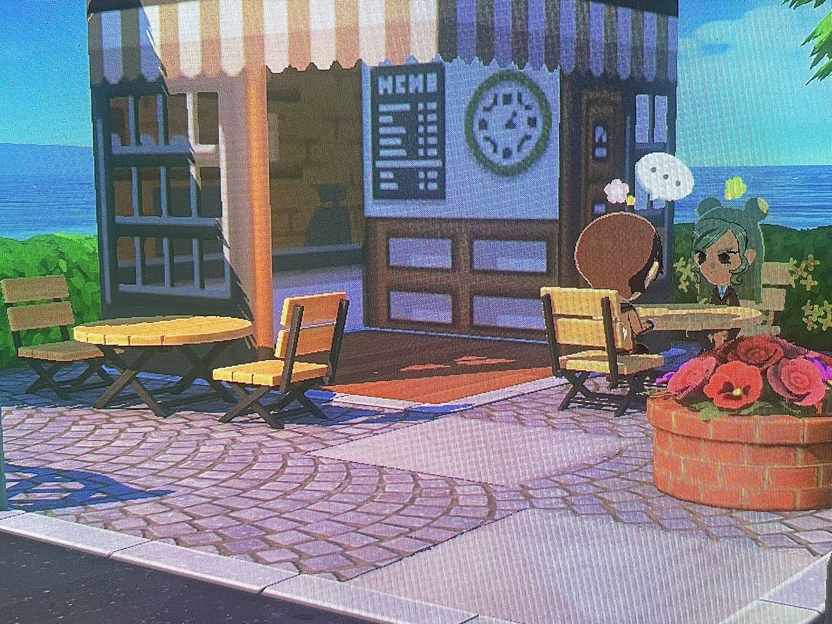 Café avec intérieur — Tomodachi Life motif DIY (image 2)