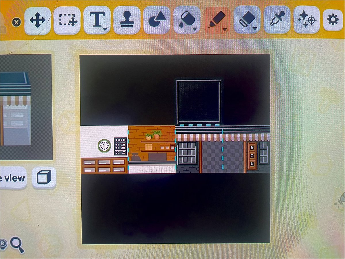 Café avec intérieur — Tomodachi Life motif DIY (image 3)