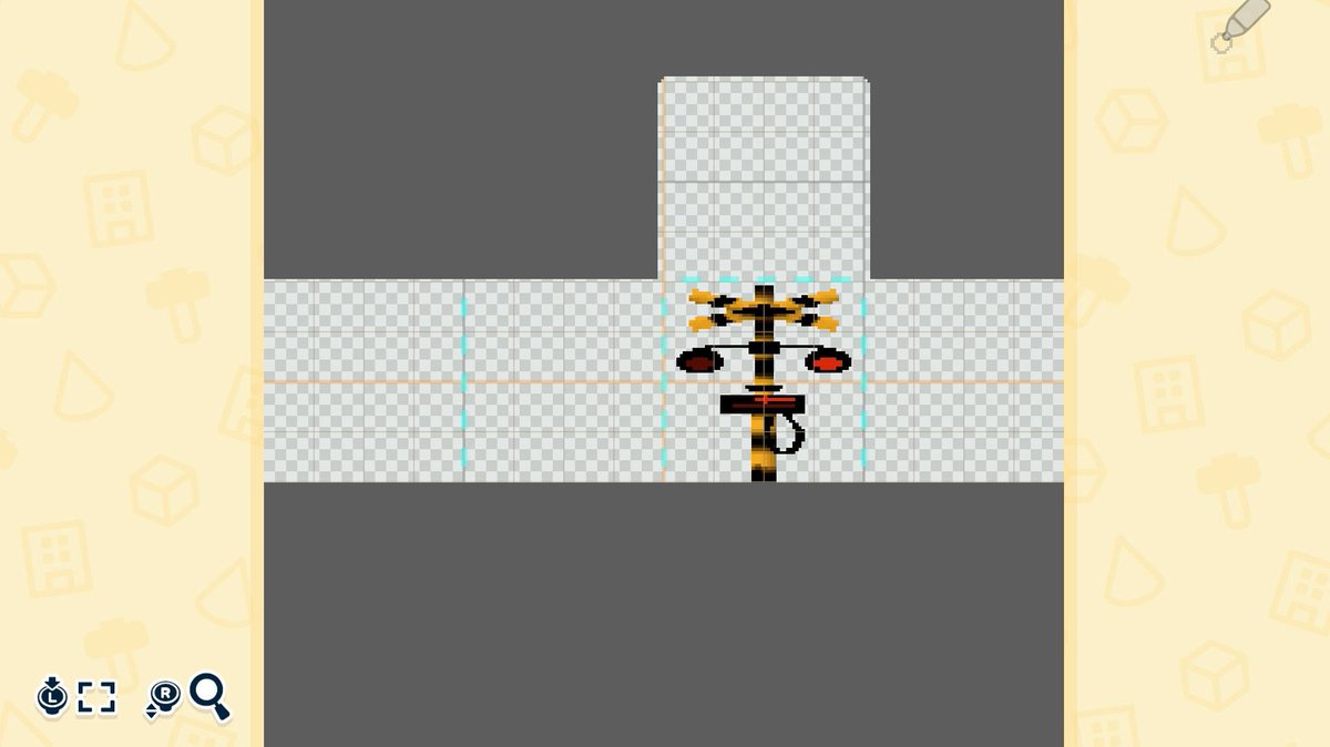 Set de train : tram, passage à niveau, panneau et caténaire — Tomodachi Life motif DIY (image 5)