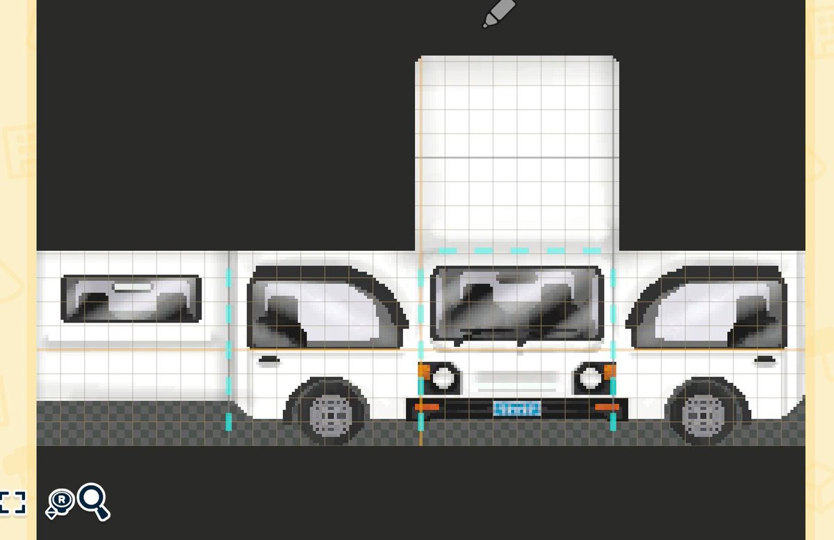 物流トラックセット — トモダチライフ DIY 図案（2枚目）