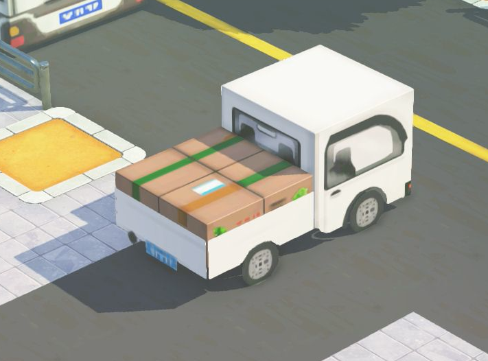 物流トラックセット — トモダチライフ DIY 図案（10枚目）